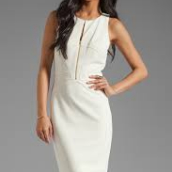 Zac Posen Bodycon ecru/ ivory dress - Picture 4 of 11